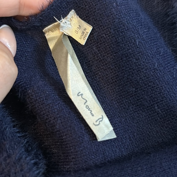 Velvet Dark Blue Mono B Skirt - Picture 3 of 3